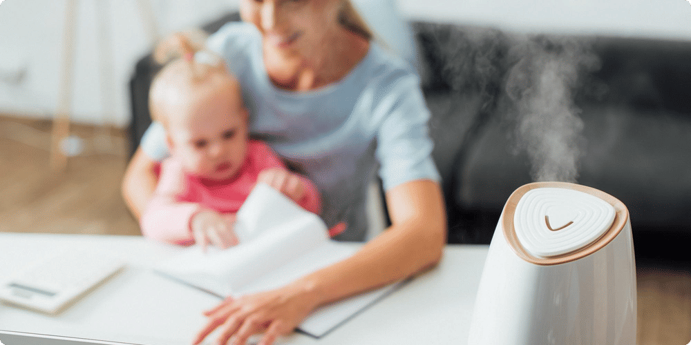 Où placer l'humidificateur dans la chambre de bébé ?