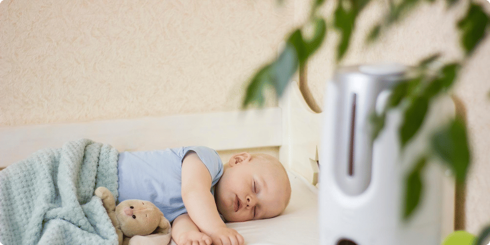 Découvrez les 5 raisons d'adopter un humidificateur pour votre bébé